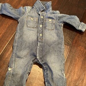 Gap Denim Blue Kids Overalls